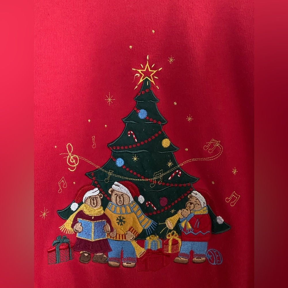 Beautiful Christmas Bear Sweater
